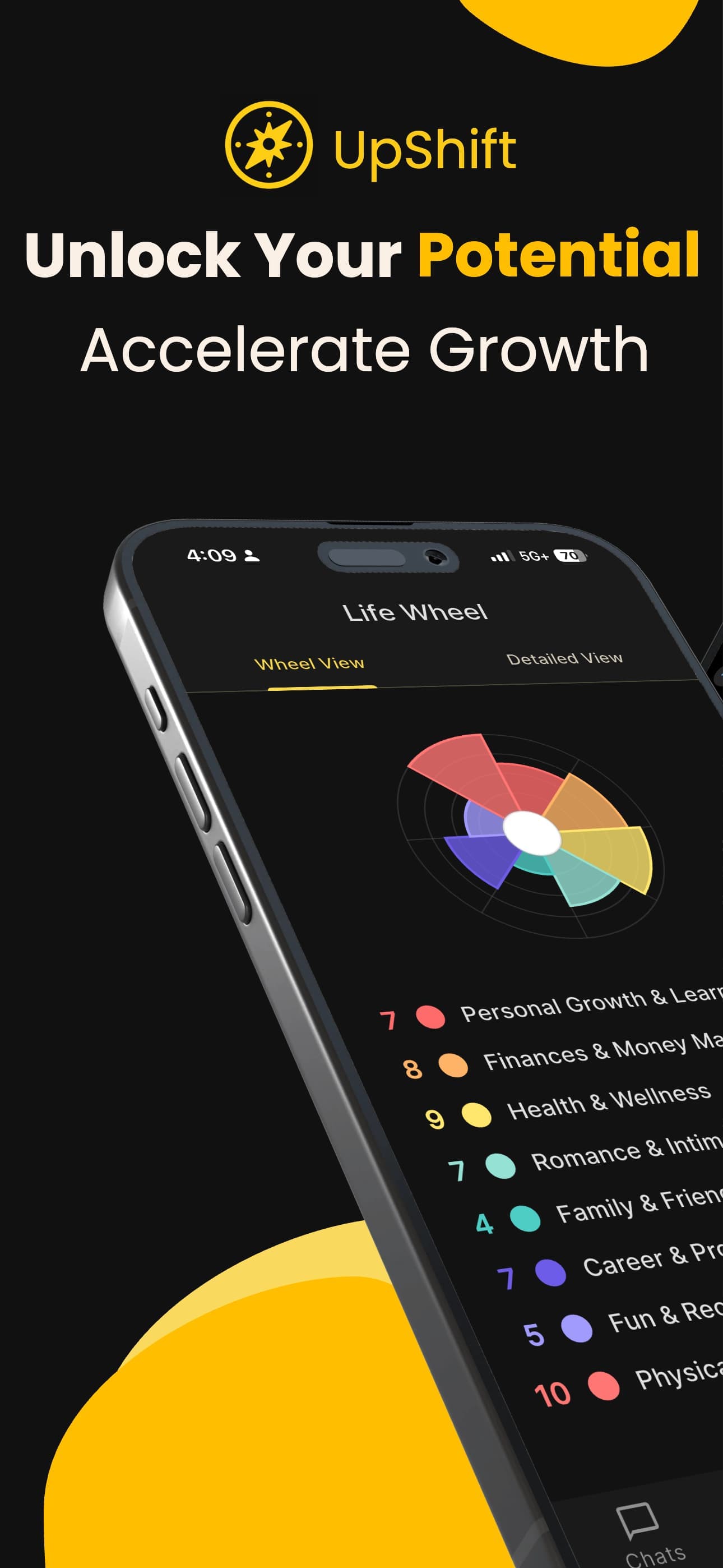 Upshift.life app screenshot 1
